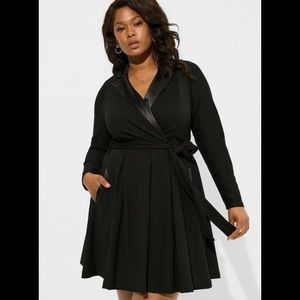 TORRID Mini Tuxedo Dress
